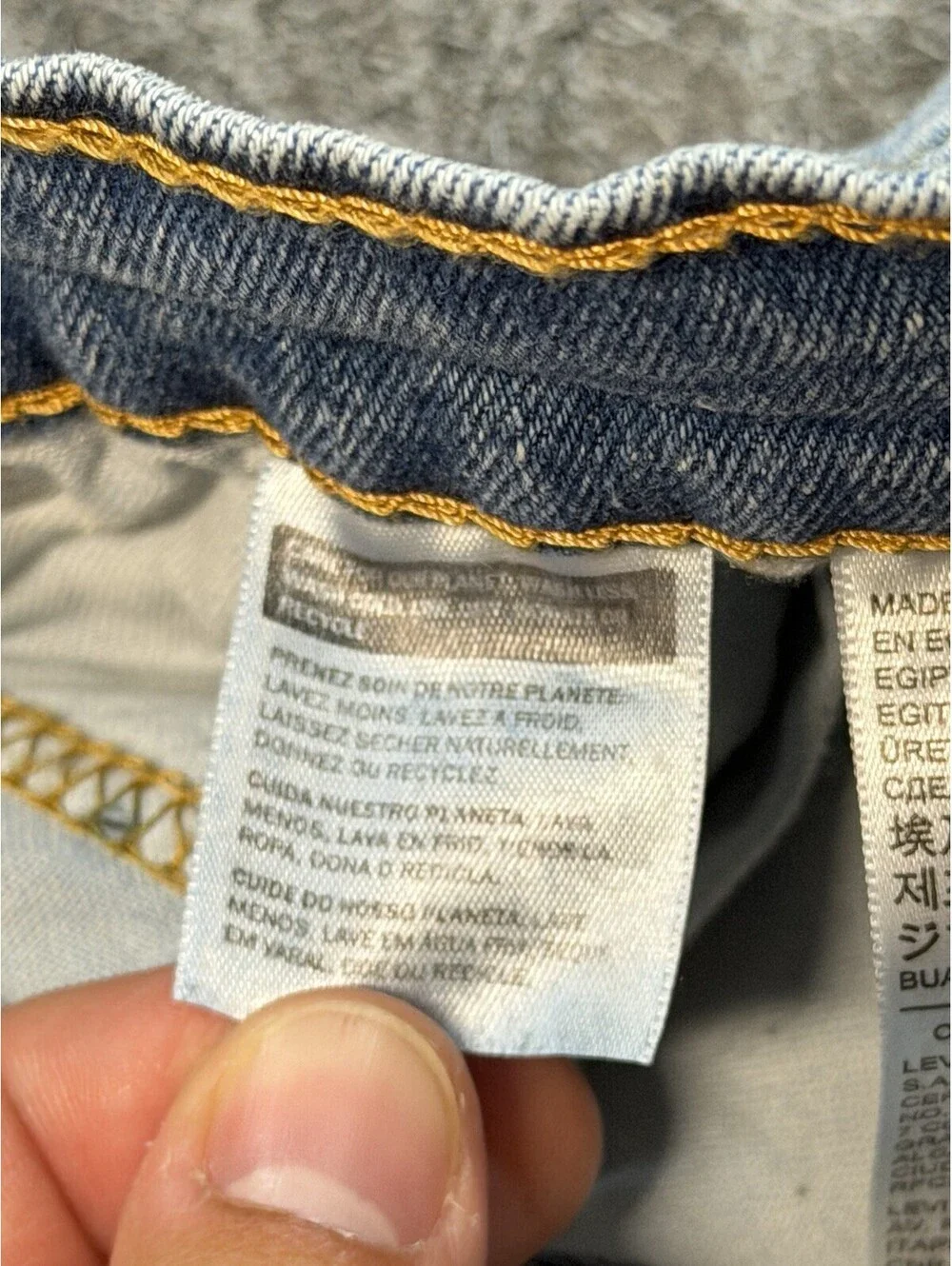 Levi’s 550 Relaxed Fit Jeans Men’s 46x32 Light Wash Straight Denim Pants